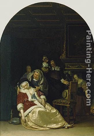 Frans van Mieris The Doctors' visit